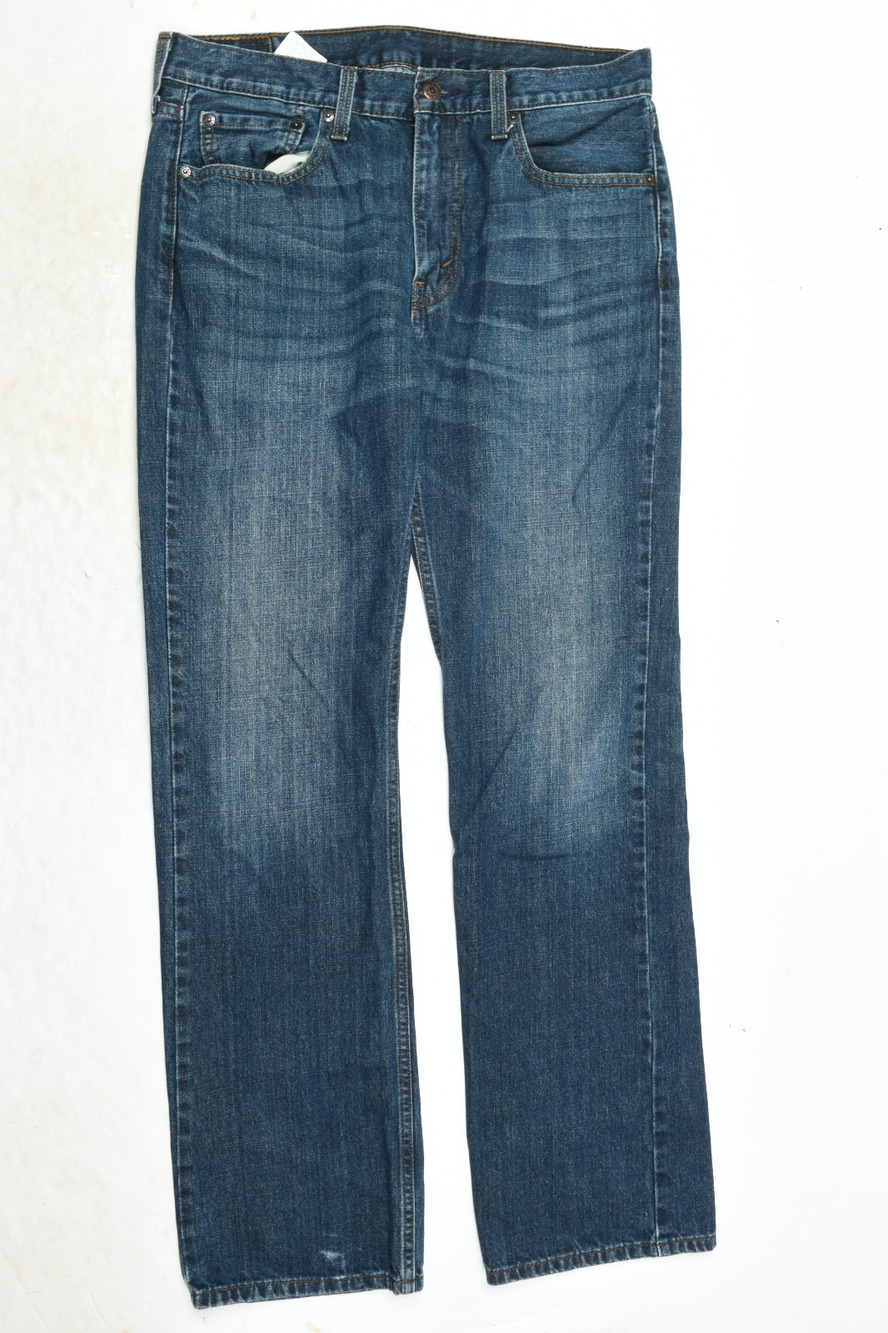 Levis 527 Boot Cut Jeans Mens 33x34 Blue Standard Fit 5-Pocket Cotton Denim